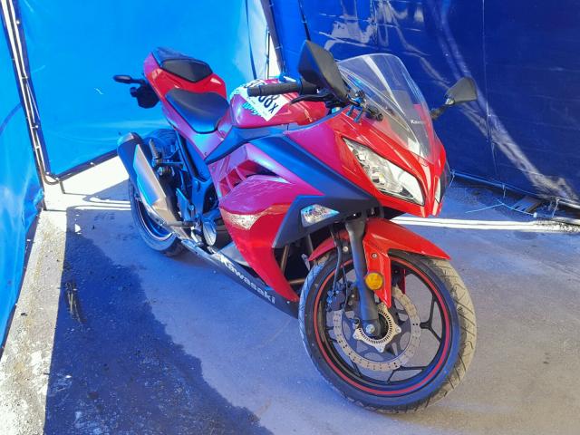 JKAEX8B14GDA24873 - 2016 KAWASAKI EX300 B RED photo 1