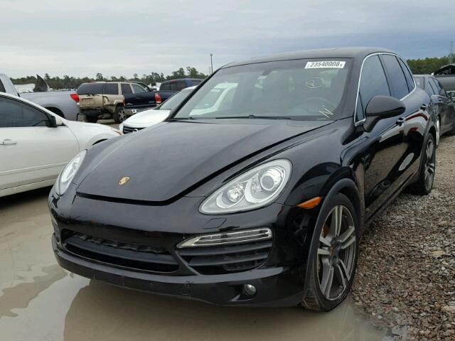 WP1AE2A2XCLA93967 - 2012 PORSCHE CAYENNE S BLACK photo 2