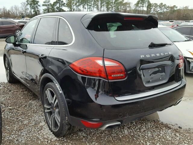 WP1AE2A2XCLA93967 - 2012 PORSCHE CAYENNE S BLACK photo 3