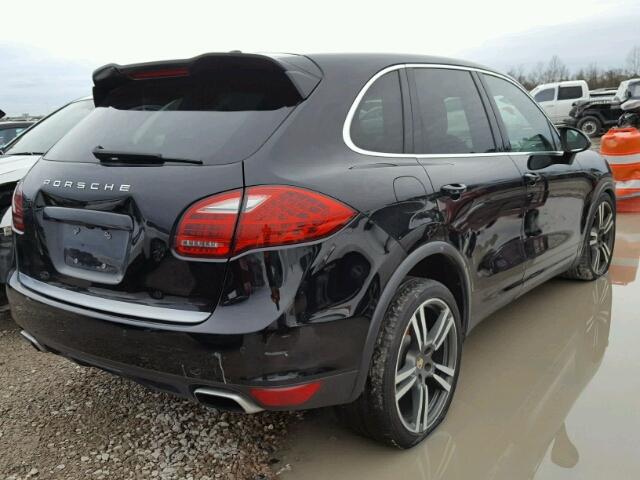 WP1AE2A2XCLA93967 - 2012 PORSCHE CAYENNE S BLACK photo 4