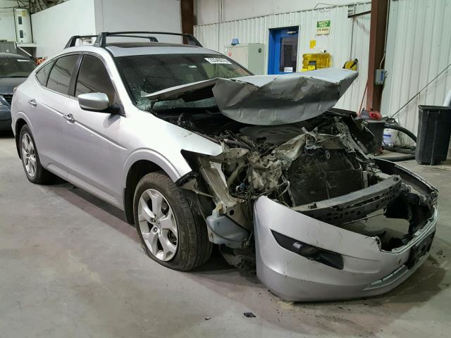 5J6TF2H53BL004739 - 2011 HONDA ACCORD CRO SILVER photo 1