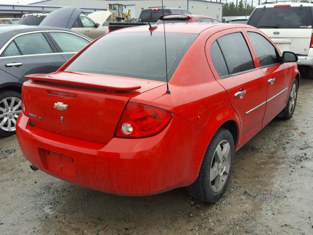 1G1AD5F56A7125675 - 2010 CHEVROLET COBALT 1LT RED photo 4