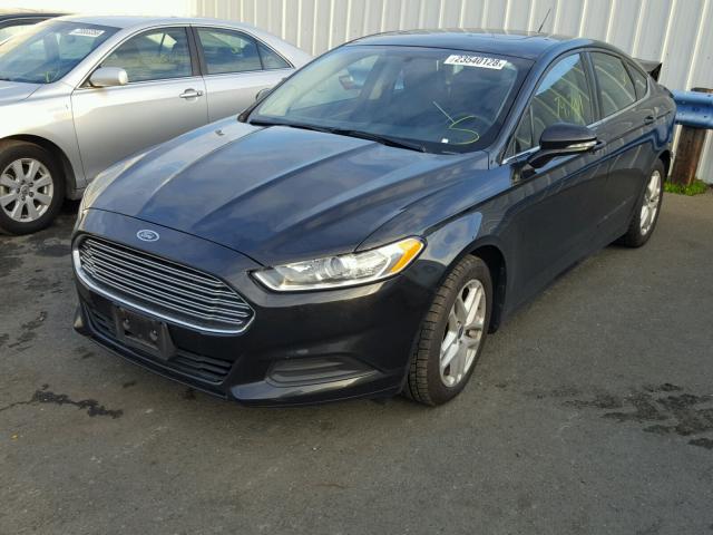 3FA6P0H70FR145173 - 2015 FORD FUSION SE BLACK photo 2