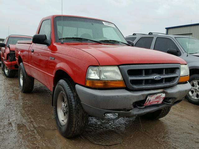 1FTYR10VXYPA41720 - 2000 FORD RANGER RED photo 1