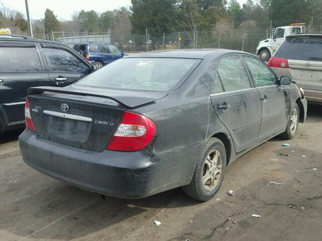 4T1BE32K73U192083 - 2003 TOYOTA CAMRY LE BLACK photo 4