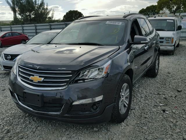 1GNKRHKDXFJ145361 - 2015 CHEVROLET TRAVERSE L BROWN photo 2