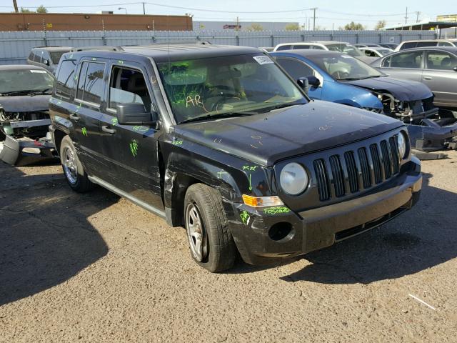 1J8FT28W48D553320 - 2008 JEEP PATRIOT SP BLACK photo 1