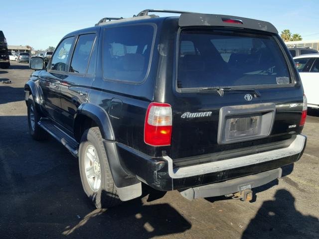 JT3GN86R4Y0172133 - 2000 TOYOTA 4RUNNER SR BLACK photo 3