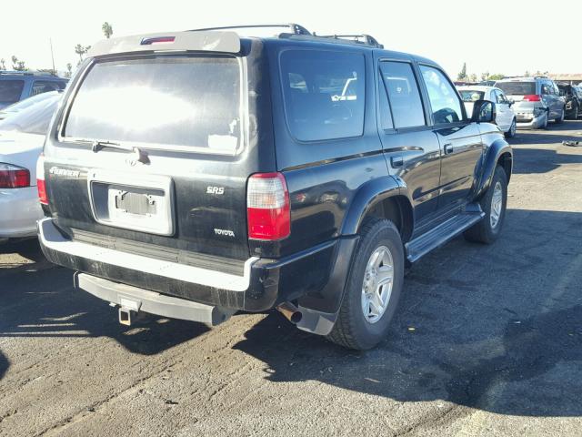 JT3GN86R4Y0172133 - 2000 TOYOTA 4RUNNER SR BLACK photo 4