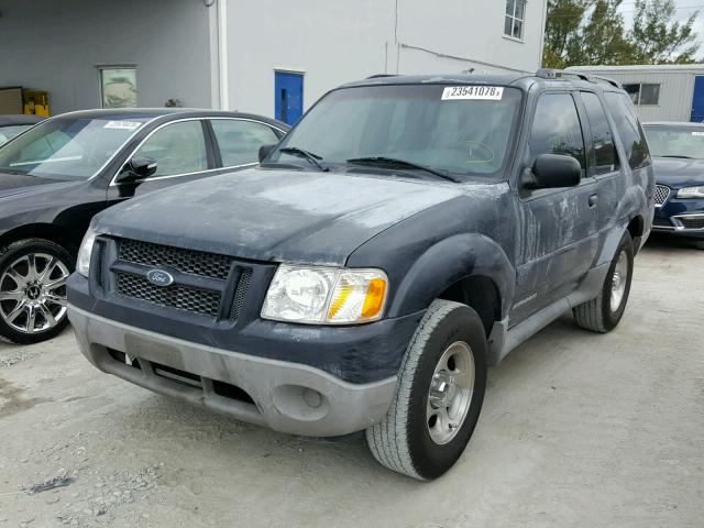 1FMYU60E71UC62030 - 2001 FORD EXPLORER S BLUE photo 2