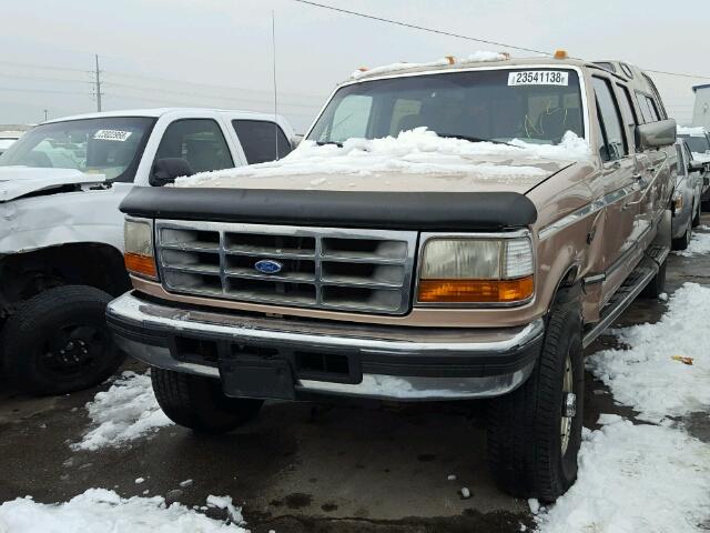 1FTJW36F6VEB60894 - 1997 FORD F350 GOLD photo 2