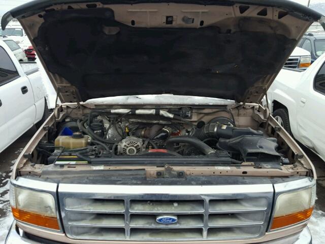 1FTJW36F6VEB60894 - 1997 FORD F350 GOLD photo 7