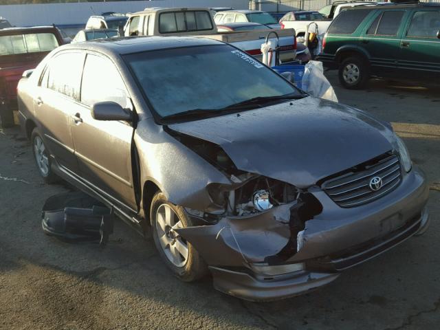 1NXBR32E33Z142523 - 2003 TOYOTA COROLLA CE GRAY photo 1