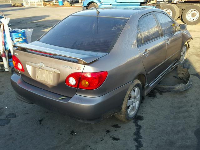 1NXBR32E33Z142523 - 2003 TOYOTA COROLLA CE GRAY photo 4