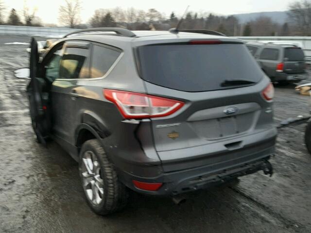 1FMCU9GX7EUB21516 - 2014 FORD ESCAPE SE CHARCOAL photo 3