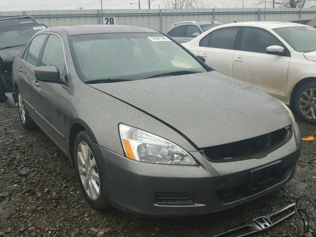 1HGCM66516A044259 - 2006 HONDA ACCORD EX GRAY photo 1