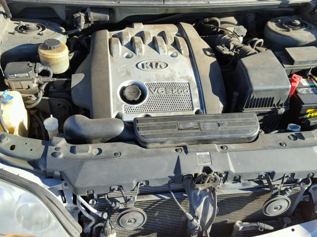 KNDUP131456647500 - 2005 KIA SEDONA EX GREEN photo 7