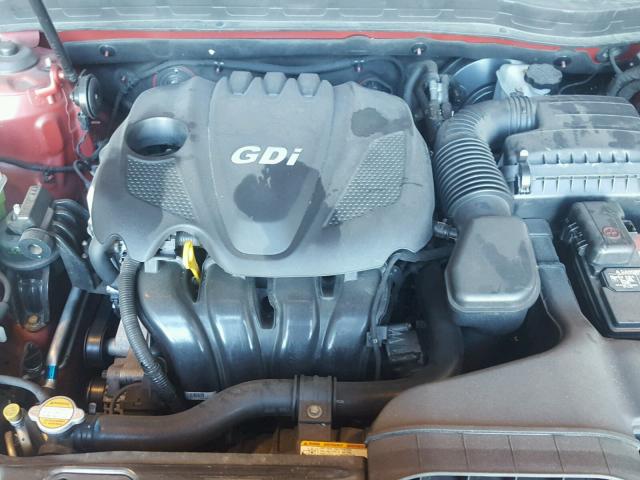 5XXGN4A79CG036565 - 2012 KIA OPTIMA EX RED photo 7