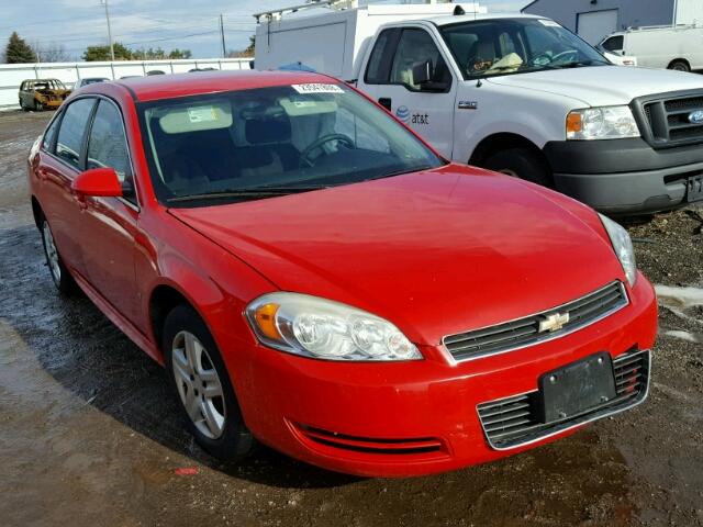 2G1WA5EK7A1112937 - 2010 CHEVROLET IMPALA LS RED photo 1