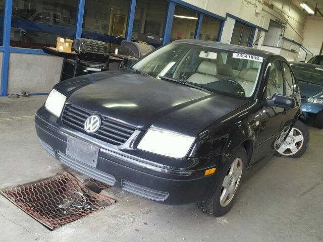 3VWSC29MXYM198867 - 2000 VOLKSWAGEN JETTA GLS BLACK photo 2