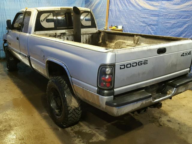 1B7KF23601J570093 - 2001 DODGE RAM 2500 SILVER photo 3