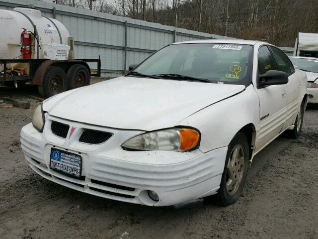 1G2NE52T4XC533316 - 1999 PONTIAC GRAND AM S WHITE photo 2