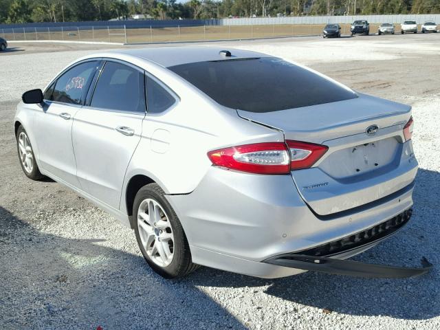 3FA6P0HD7FR190133 - 2015 FORD FUSION SE SILVER photo 3