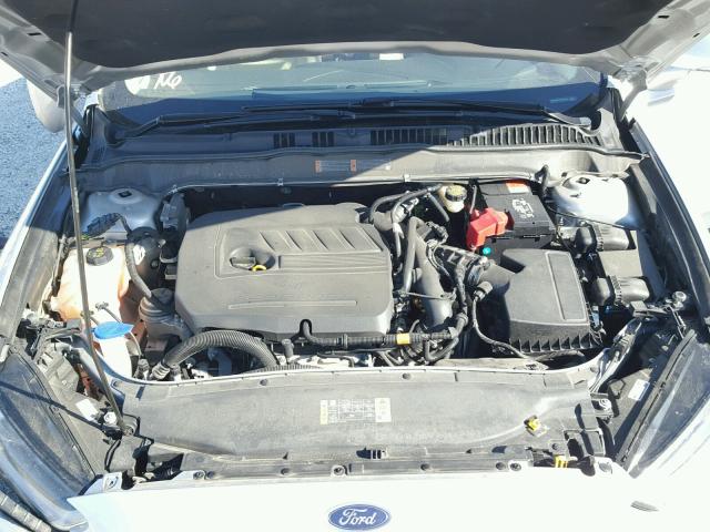 3FA6P0HD7FR190133 - 2015 FORD FUSION SE SILVER photo 7