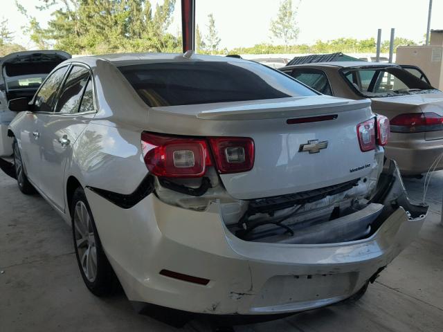 1G11H5SL9EF196602 - 2014 CHEVROLET MALIBU LTZ WHITE photo 3