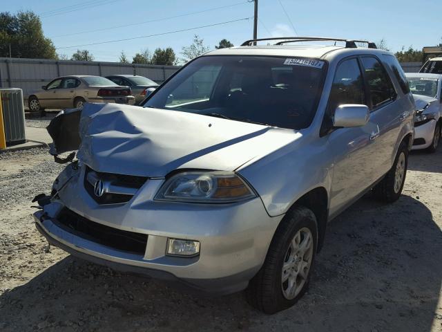 2HNYD18825H535285 - 2005 ACURA MDX TOURIN SILVER photo 2