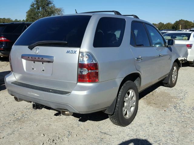 2HNYD18825H535285 - 2005 ACURA MDX TOURIN SILVER photo 4