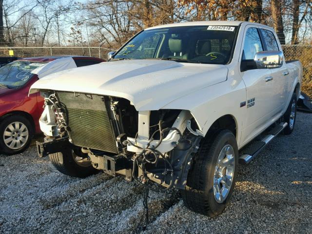 1C6RR7NT5HS660728 - 2017 RAM 1500 LARAM WHITE photo 2