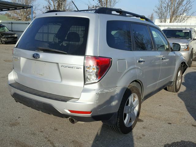 JF2SH63639G718622 - 2009 SUBARU FORESTER 2 SILVER photo 4