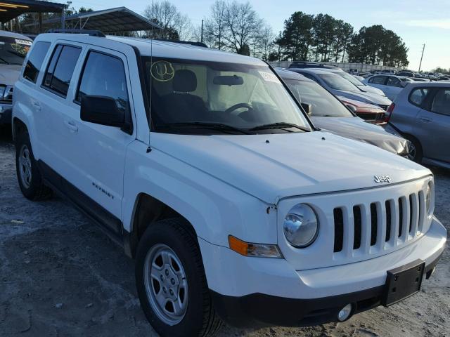 1C4NJRBB2FD425940 - 2015 JEEP PATRIOT SP WHITE photo 1