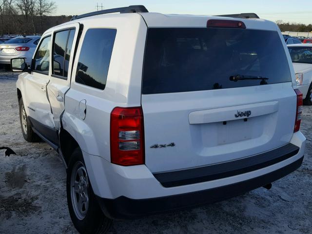 1C4NJRBB2FD425940 - 2015 JEEP PATRIOT SP WHITE photo 3