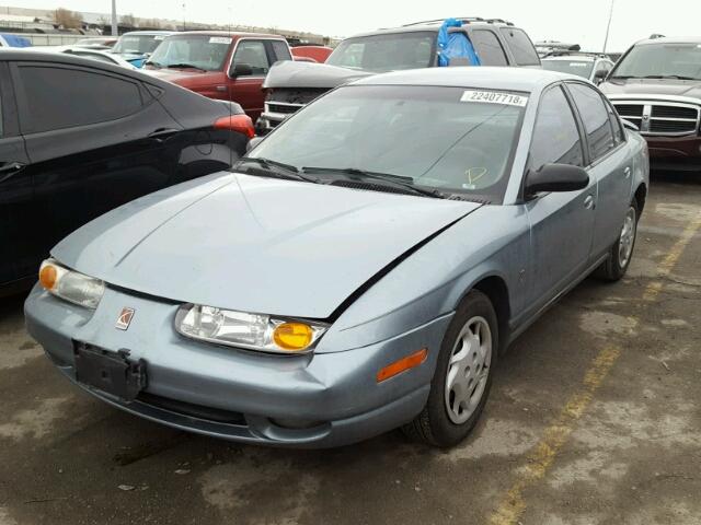 1G8ZJ52782Z242751 - 2002 SATURN SL2 BLUE photo 2