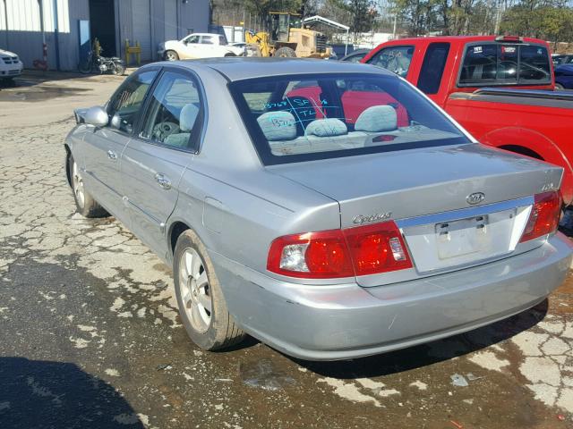 KNAGD128965461346 - 2006 KIA OPTIMA LX SILVER photo 3