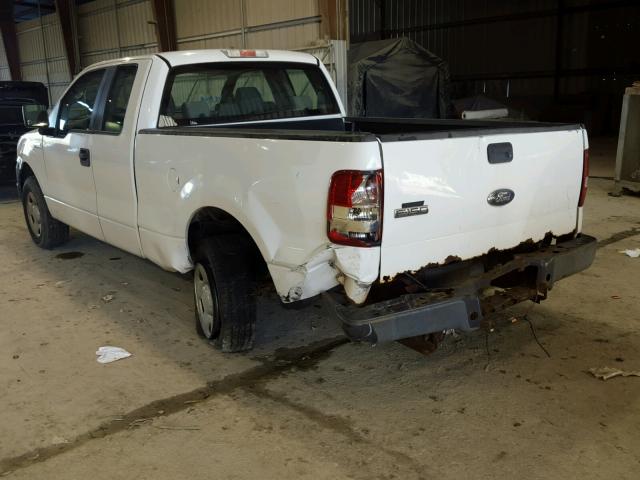 1FTRX12W27KC18949 - 2007 FORD F150 WHITE photo 3