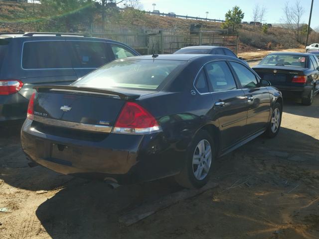 2G1WU57M291115388 - 2009 CHEVROLET IMPALA LTZ BLACK photo 4