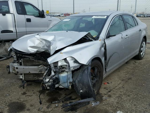 1G1ZC5EB0A4158752 - 2010 CHEVROLET MALIBU 1LT 银色 照片 2