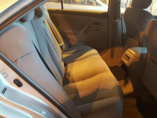 4T1BE46K39U325124 - 2009 TOYOTA CAMRY BASE SILVER photo 6