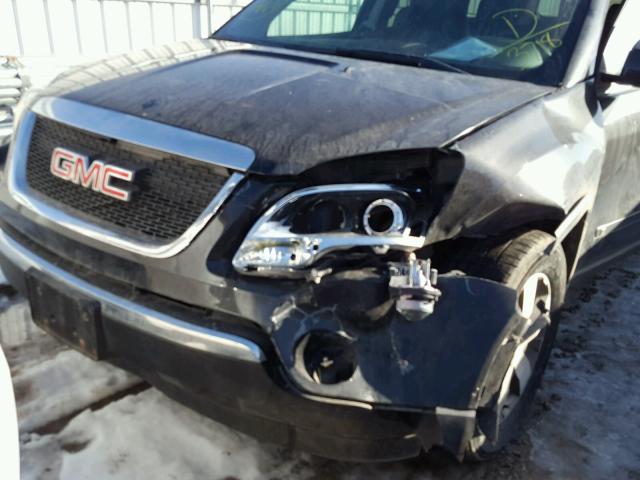 1GKLVMEDXAJ103718 - 2010 GMC ACADIA SLT BLACK photo 9