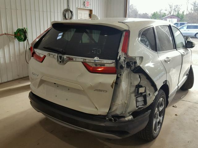 2HKRW2H82HH653665 - 2017 HONDA CR-V EXL WHITE photo 4