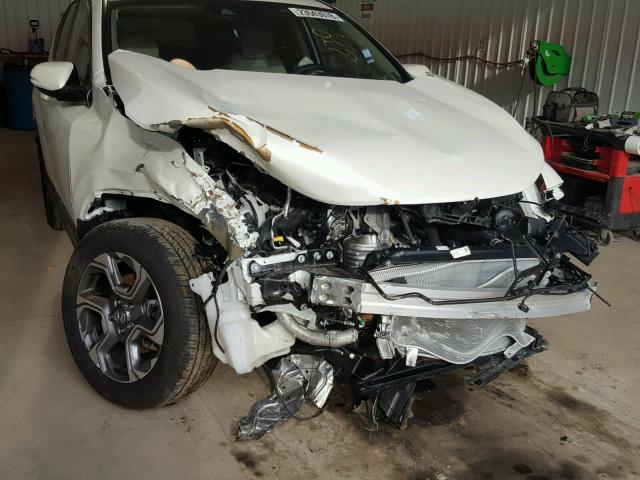 2HKRW2H82HH653665 - 2017 HONDA CR-V EXL WHITE photo 9