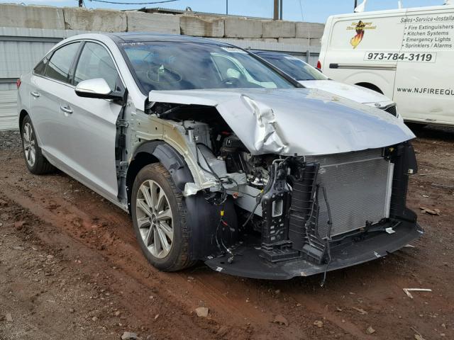 5NPE34AF8GH424174 - 2016 HYUNDAI SONATA SPO SILVER photo 1