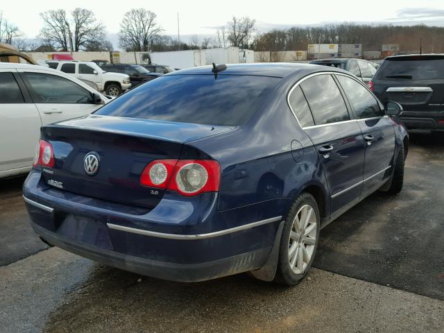 WVWCU73C06P136564 - 2006 VOLKSWAGEN PASSAT 3.6 BLUE photo 4