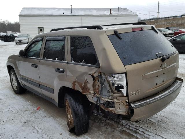 1J4GR48K46C194602 - 2006 JEEP GRAND CHER BEIGE photo 3