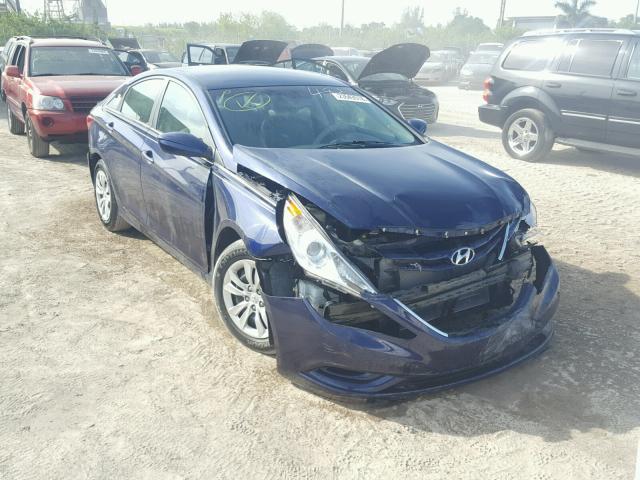 5NPEB4AC7CH314820 - 2012 HYUNDAI SONATA GLS BLUE photo 1