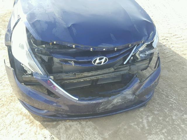 5NPEB4AC7CH314820 - 2012 HYUNDAI SONATA GLS BLUE photo 9