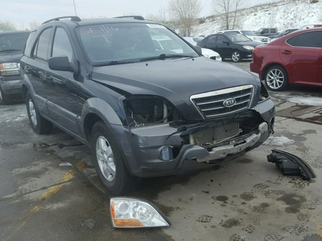 KNDJC736785854101 - 2008 KIA SORENTO EX BLACK photo 1